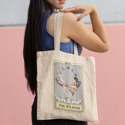 Pilates Tote Bag, The Pilates Tarot Card Tote Bag