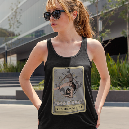 The Aerialist Tarot Card Tank Top, Aerial Hoop T-shirt