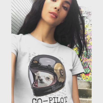 Chihuahua Shirt "Dog is My Copilot"