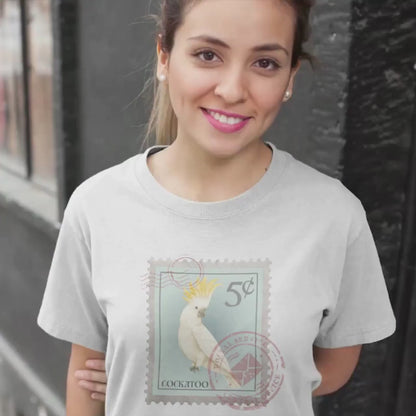 Cockatoo Postage Stamp Shirt