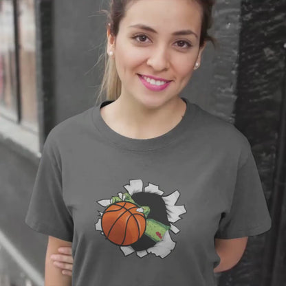 Basketball Halloween Zombie Shirt