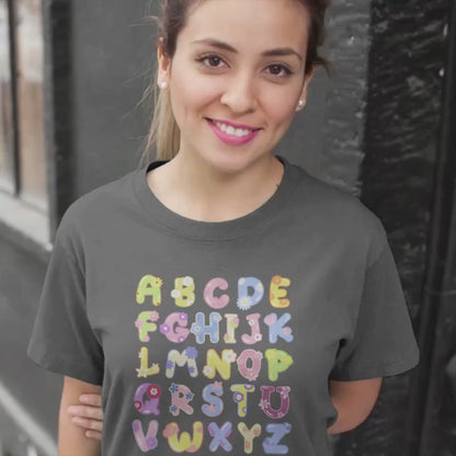 Flower Alphabet Shirt