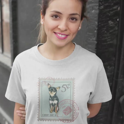 Chihuahua Postage Stamp Shirt