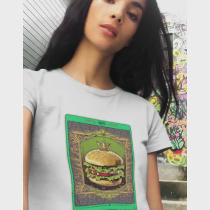 Cheeseburger Tarot Card Shirt