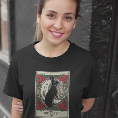 Rabbit Tarot Card Shirt, Animal Lover