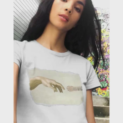 The Creation Of Adam Cat Shirt