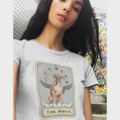 Boxer Dog Tarot Card Shirt