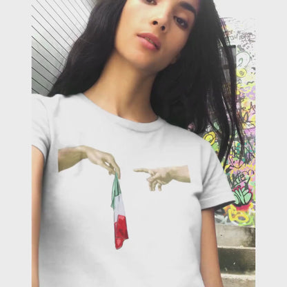 Italy Flag Shirt, The Creation of Adam