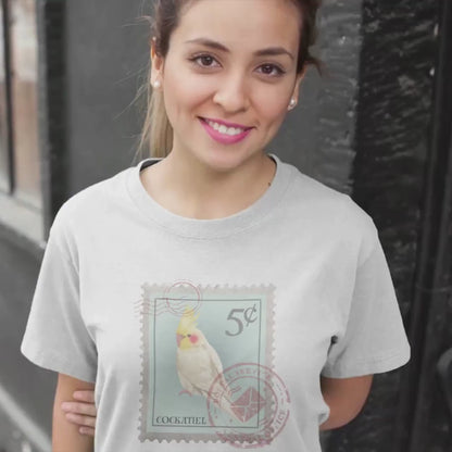 Cockatiel Postage Stamp Shirt