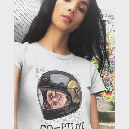 Pitbull shirt "Dog is My Copilot" Shirt