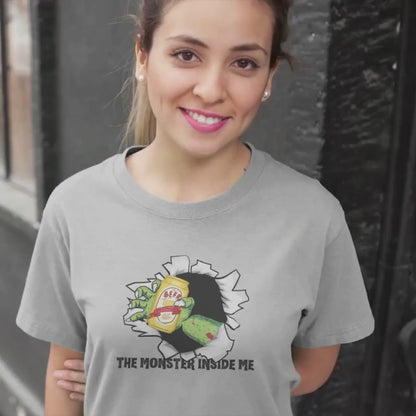 Beer Halloween Shirt The Monster Inside Me