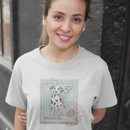 Dalmatian Dog Postage Stamp Shirt